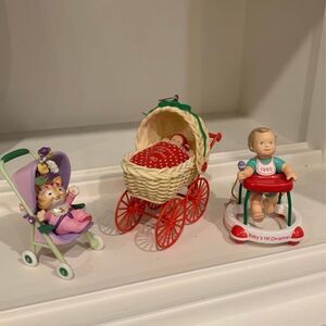 3 Hallmark Baby Ornaments
